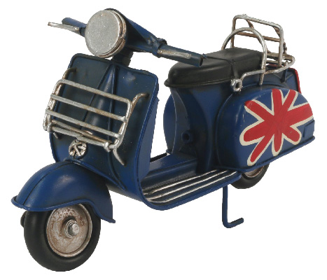 Repro Dark Scooter With Union Jack